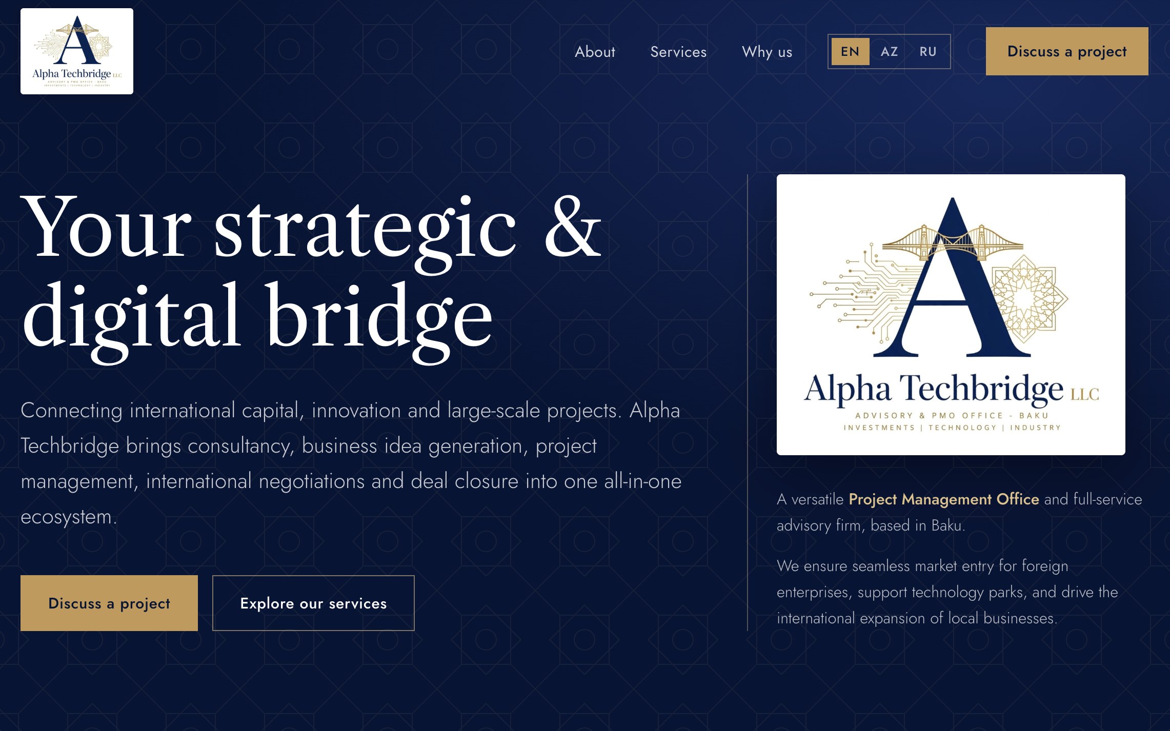 Alpha Techbridge website